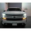 Awesome_miniatures 2x 7443 Switchback LED Turn Signal Light Bulbs For
