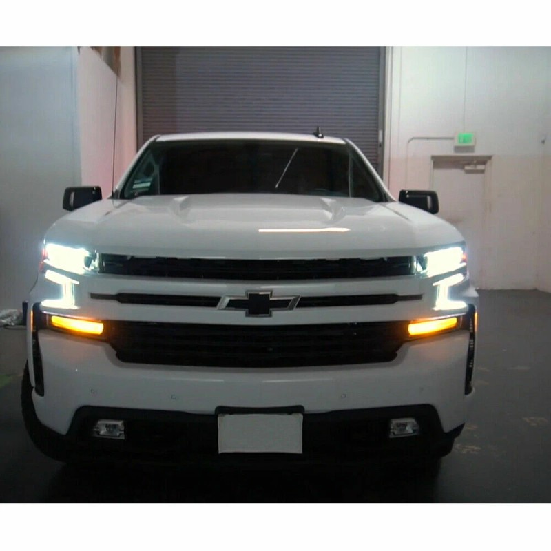 Awesome_miniatures 2x 7443 Switchback LED Turn Signal Light Bulbs For
