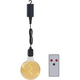 LED Pendant Light 1 W 2200 K Black