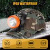 Lokilo Ultra-Bright LED Mining Headlamp,Rechargeable Waterproof Hard Hat White Light