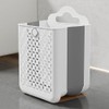 Collapsible Laundry Hamper, Household Foldable Dirty Wall Hanging Multi-functional Hollow