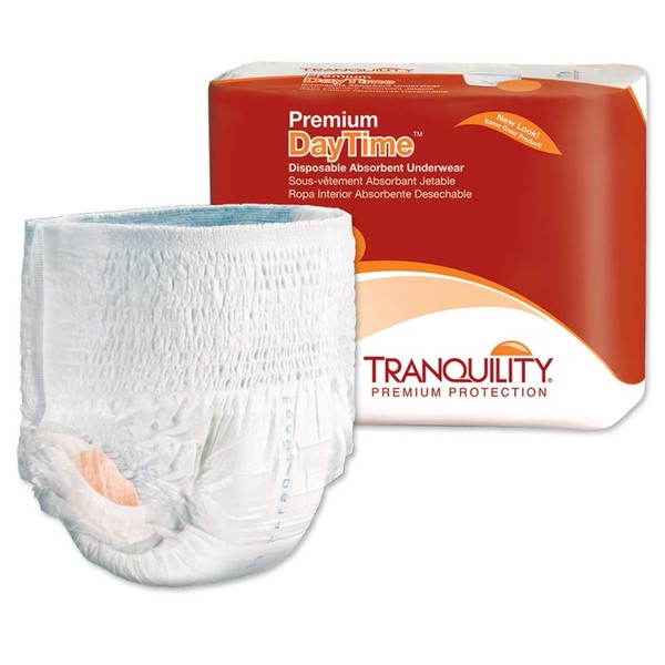 Tranquility Premium Daytime Disposable Underwear - CASE/48 (2XL (62" - 80"))