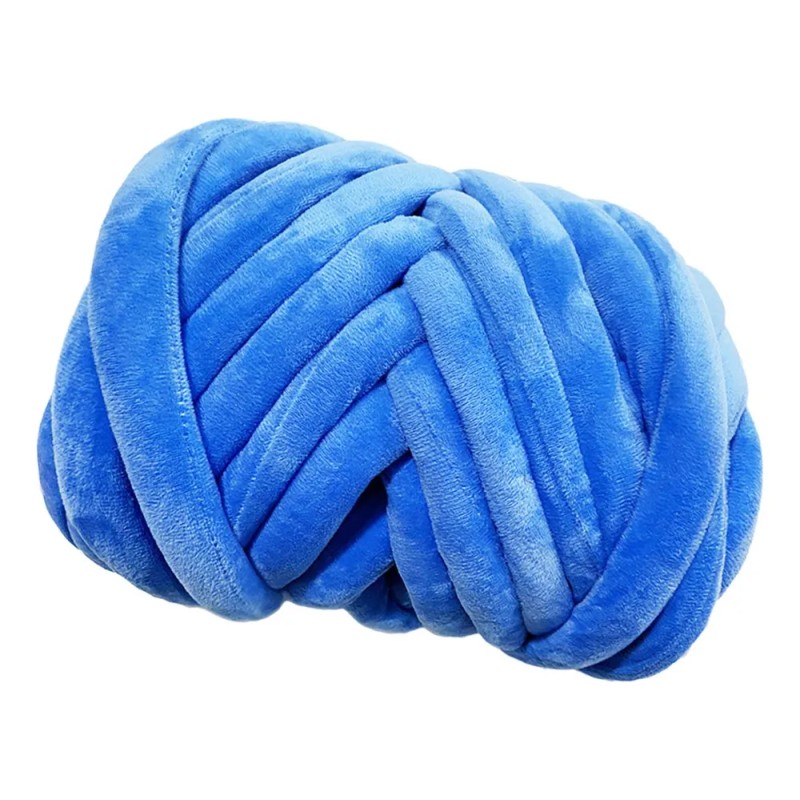 Chunky Yarn Crocheting Length 787.4inch Bulky Yarn Arm Blue