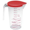 Nagao Hokari Seisakusho Measuring Cup with Lid Red