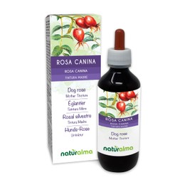 Dog Rose (Rosa Canina) Fruits Alcohol-Free Mother Tincture Naturalma | Rich in Vitamin C | Liquid Extract Drops 200 ml | Dietary Supplement | Vegan