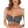 Freya Beach Hut Bandeau Bikini parte superior, Negro -, (30)