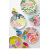 Anthropologie Paint + Petals Bridgette Thornton Melamine 5 Floral Dinner