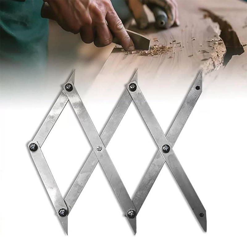 2PC3point Stainless Steel Center Finder Tool,3/7/12 Point Center Finder for