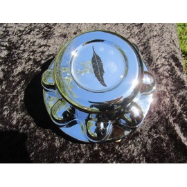 FEATHERLITE 8 Lug 6.5" w/ 13/16" Lug Nut Trailer Chrome Center Hub Cap Hubcap