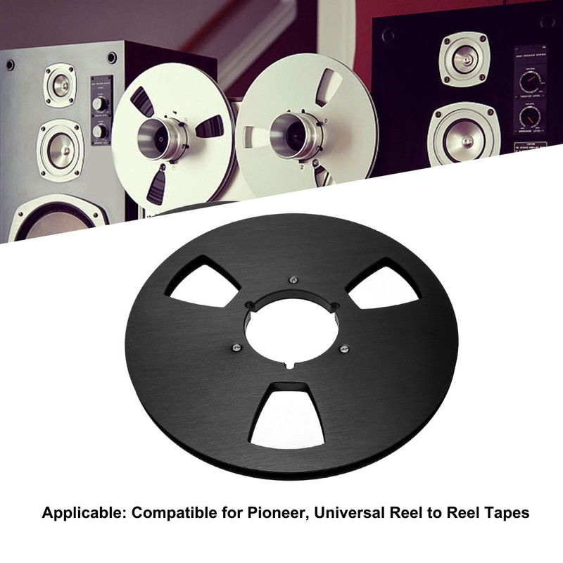 Tape Empty Spool, Professional 1/4 10.5 Inch Empty Rewind Spool,