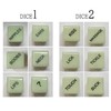 EDEN H Dice, Set of 2, Love Dice, Game, Funny