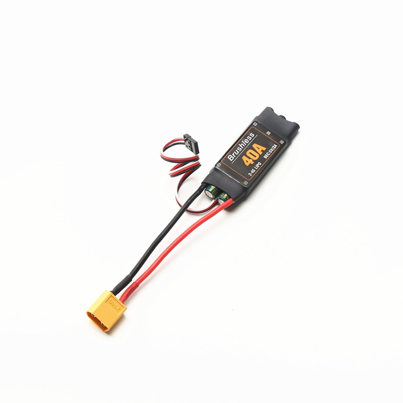 40A Brushless ESC 2-4S Electronic Speed Controller XT60 Plug with