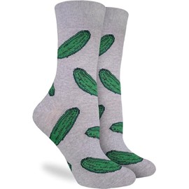 Good Luck Sock Women's Pickles Socks, Adult, Shoe Size 5-9