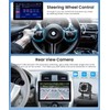 10.1 inch Single Din Car Stereo Wireless CarPlay Android Auto,