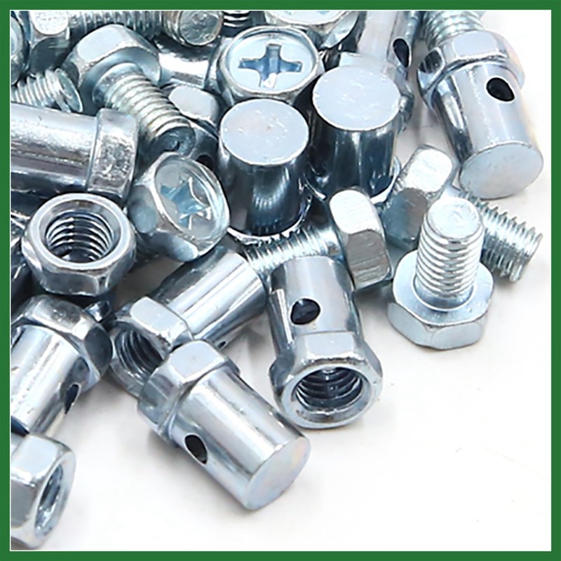 Motoforti 30pcs 5mm Thread Brake Cable Solderless Nipple for Motorcycle