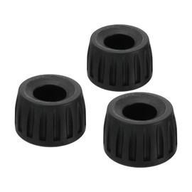 PATIKIL Universal 17mm ID Rubber Tripod Feet, 3 Pack Anti-Slip Tripod Replacement Parts for Camera Tripods Monopod, Black