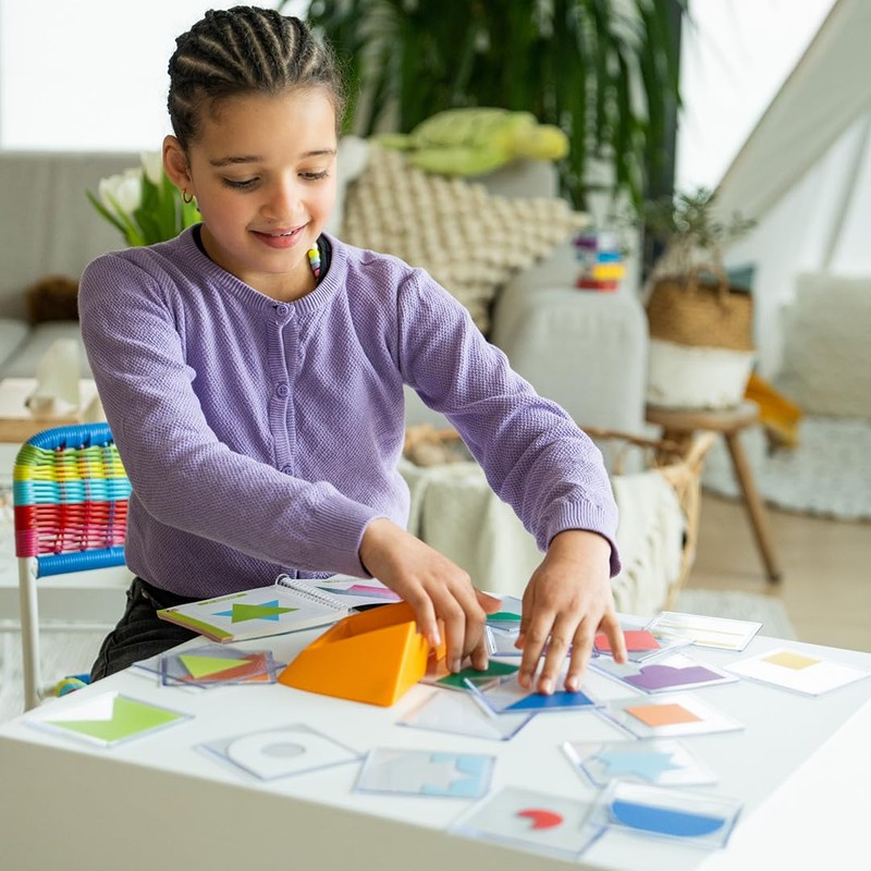 SmartGames Color Code Cognitive Skill-Building Puzzle Game Featuring 100 Challenges