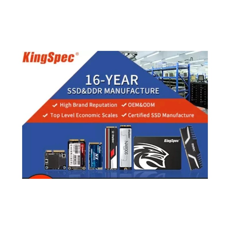 KingSpec SSD M.2 SATA NGFF 128GB NT SERIES