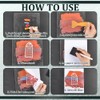 NBEADS 6Pcs Monoprinting Print Plates, 7.5cm Small Gel Printing Plates