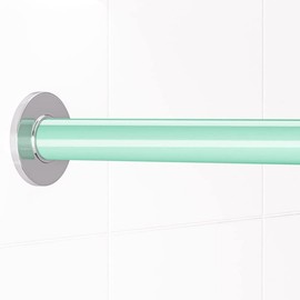 TidyFriend Shower Rod Cover, 58" Shower Curtain Rod Cover, Protective and Easy to Install (Turquoise)