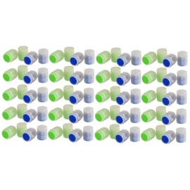 ULTECHNOVO 100pcs Glowing Tyre Air Valve Caps Car Bike Tyre Valve Stem Caps Wheel