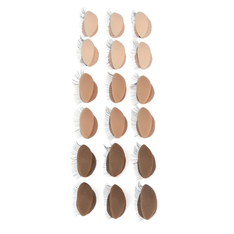 9 Pairs Replaced Eyelids Silicone Removable Eyelids with Lashes for