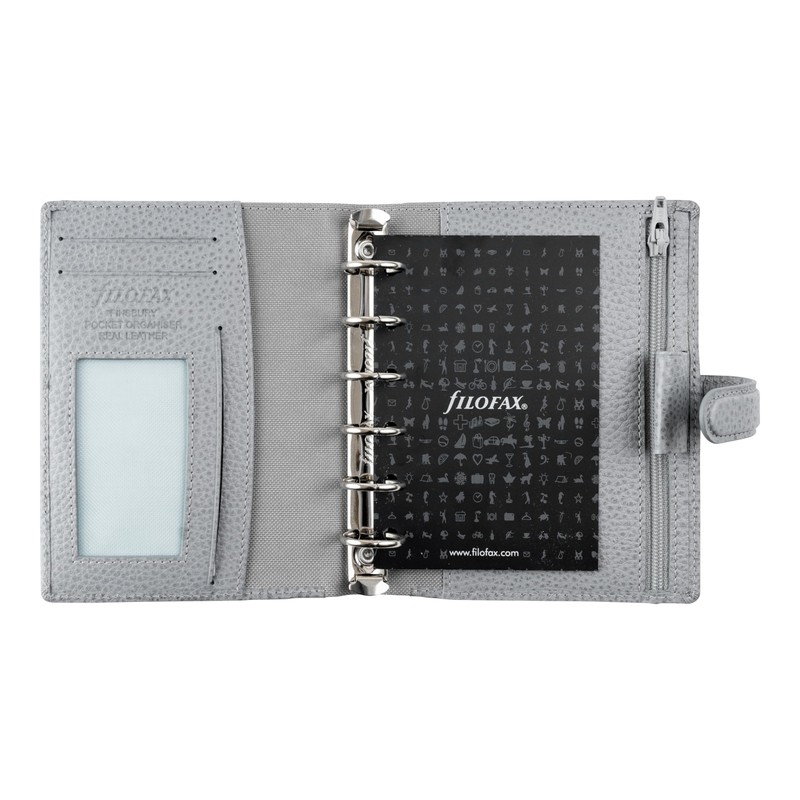 FILOFAX Finsbury Pocket Organiser Slate Grey 2025