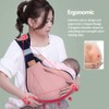 HINATAA Breathable Baby Sling, Adjustable Baby Carrier, Baby Carrier Wrap,