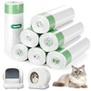 140 Cat Litter Box Liners For Meowant Mw-Sc01/Sc02/Sc09, Drawstring