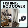 SCGEHA Rod Cover Rod Socks Mesh Fishing Rod Cover Rod