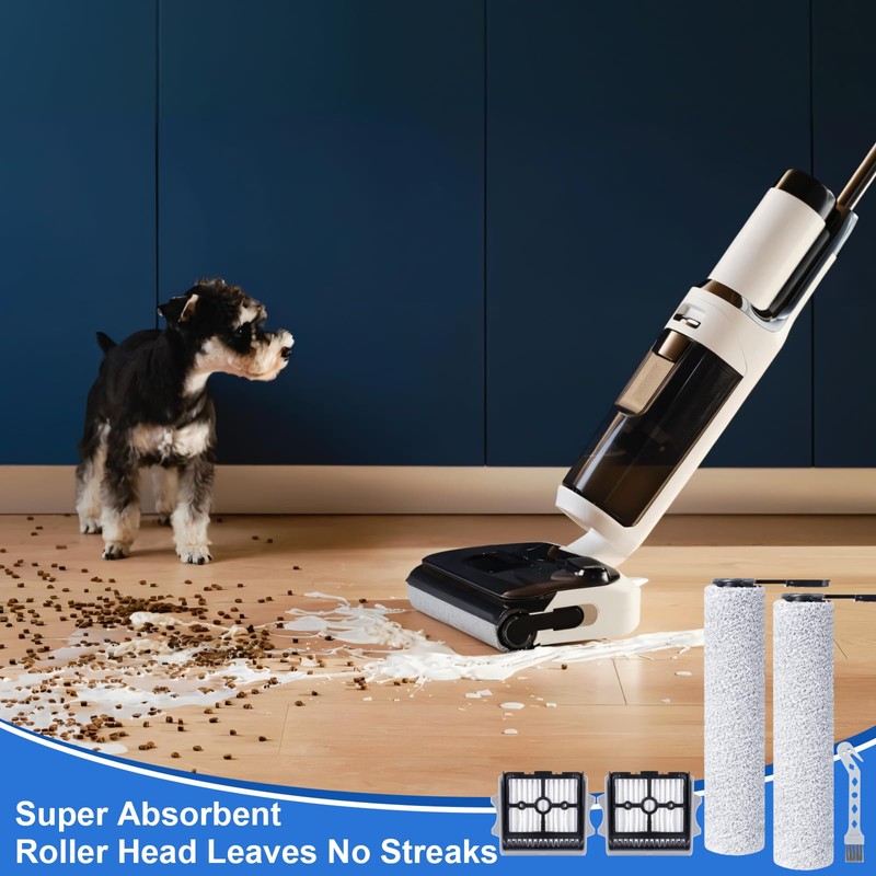 Fixbetter Roller Brush and HEPA Filter for Tineco Floor ONE