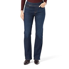 Levi Strauss Signature Gold Women's Totally Shaping Pull-On Bootcut Jeans High-Rise Stretch Denim (Also Available in Plus Size), Point Bonita 5d, 20 Long