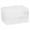 Snapware (2-Layer, 24 Cupcakes Plastic Detachable Cupcake Carrier Storage Container