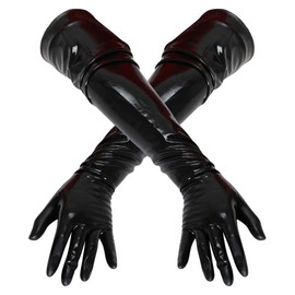 LATE X 29001491020 Latex Handschuhe, schwarz, S, 1 Stück