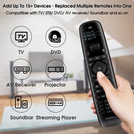 SofaBaton SofaBaton U2 Universal Remote with Customizable APP, All-in-one Smart Remote Control, Compatible with TV/Soundbar/Streaming Players and More