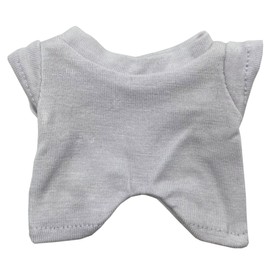 AXLUCE - Sewing Clothing, Anti-Color Staining, Base Coat, Plush, Clothing, 5.9 - 7.9 inches (15 - 20 cm), Doll (Round Neck Type, 7.9 inches (20 cm)