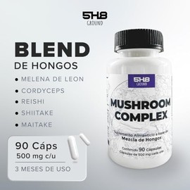 Mushroom Complex - Melena de León, Cordyceps, Reishi - 5H8