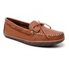 Minnetonka Men’s Moosehide Moccasins Caramel 9M