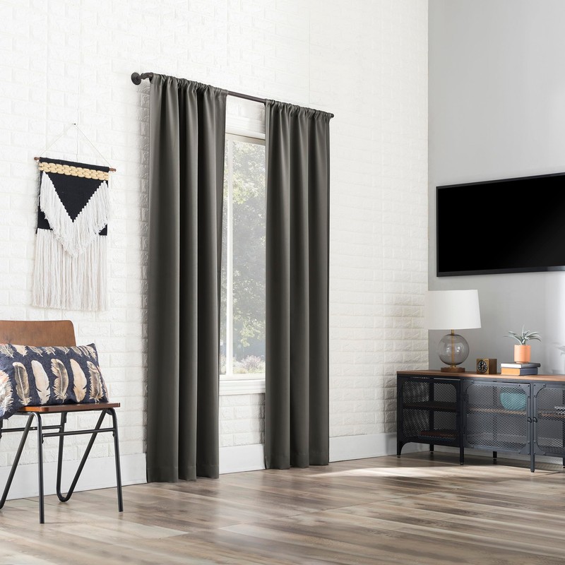 Sun Zero Bergen Theater Grade Extreme 100% Blackout Rod Pocket
