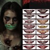 Halloween Luminous Tattoo & Fluorescent Scar Face Stickers 6*18cm/Yz-014 (Luminous) 50ea