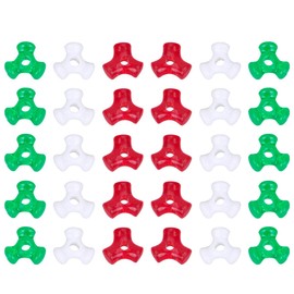 Milisten 1000 Pieces Christmas Tri Beads Candy Cane Ornament Craft Kit Holiday Beads Ornaments DIY Handmade Beads for Christmas Party Craft Wreath Tree (3 Colours)