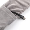 Electric Heated Neck Scarf Vibration Massage Double Sided Velvet Thick