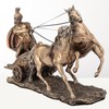 Veronese Design Roman Chariot Sculpture WU72011A4 Bronze