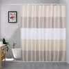 MORNITE Beige Shower Curtains for Bathroom, Shower Curtain Gold Tan