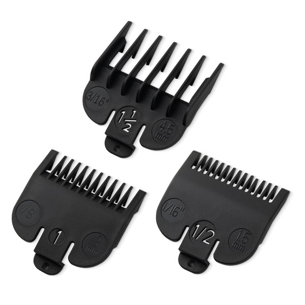 Clipper Guards Set Fits for Most Wahl Clippers and Babyliss