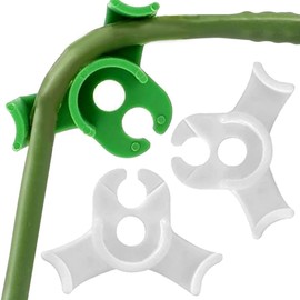 TAXTYHRE Plant Bender, 40 Pieces Plant Training Clips, Low Stress Training Clips, Plant Bender, Plant Trainer for Low Load, Plant Growth Bender, Plant Bender Clips (White + Green)