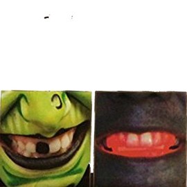 Wolfe FX Black Teeth Paint plus Mouth Glow (Red)