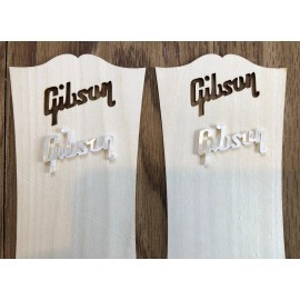 Gibson Les Paul Holly Headstock Veneer (57-60 vintage LP dimensions, with MOP )
