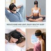 MUSICOZY MUSICOZY Sleep Headphones Breathable Bluetooth 5.4 Headband 3D Sleeping