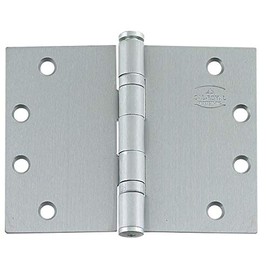 Hinge Outlet Wide Throw Hinge with 180 Degree Clearance - 4.5 Inch x 6 Inch Heavy Duty, Rust Resistant - Ball Bearing Design (Stainless Steel, 2 Pack)